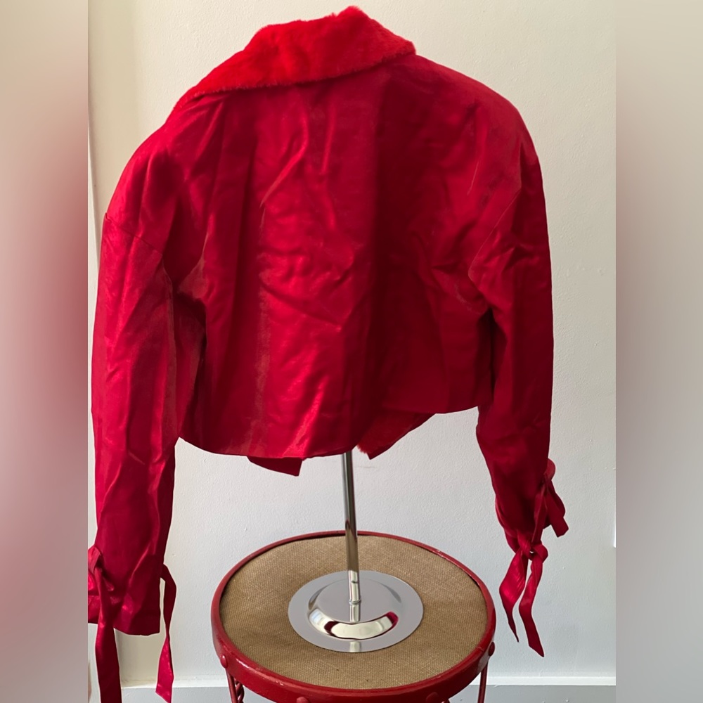 Red Lightweight Fashion Jacket